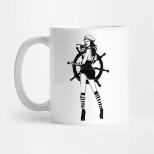 captain girl Mug